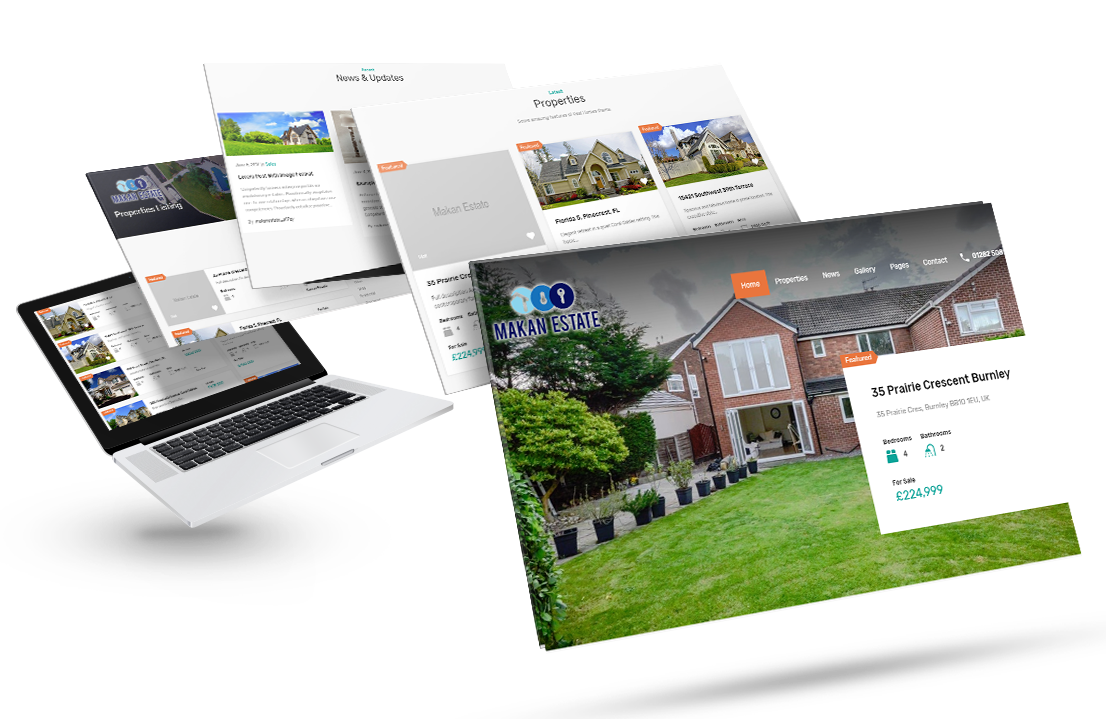 Makan Estate website
